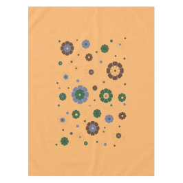 Retro Blume Gelbe Tablette Tischdecke