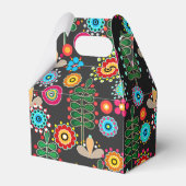 Retro, Blume Geschenkschachtel (Vorderseite)