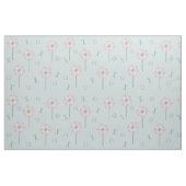 Retro-Blume grün rosa Stoff (Fat Quarter (45,7 x 55,9 cm))