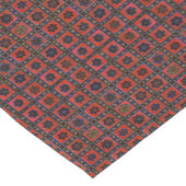 Retro-Blume in Korallenartikeln Kurzer Tischläufer (Ecke)