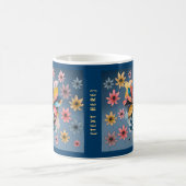 Retro-Blume Kaffeetasse (Mittel)
