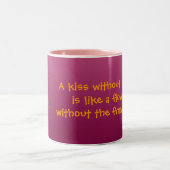 Retro-Blume Keramik Tasse (Mittel)