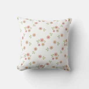 Retro-Blume Kissen