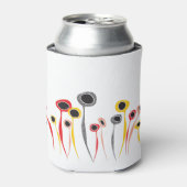 Retro-Blume können kühler werden Dosenkühler (Kanne Vorderseite)