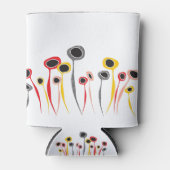 Retro-Blume können kühler werden Dosenkühler (Vorderseite)