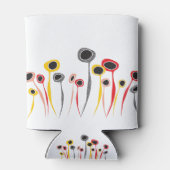 Retro-Blume können kühler werden Dosenkühler (Rückseite)