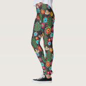 Retro, Blume Leggings (Links)
