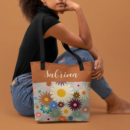 Retro-Blume Lehrerin Bibel-Mama Tasche