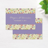 Retro-Blume ・ Lila ・ Gastgeschenk Hochzeit (Schreibtisch)