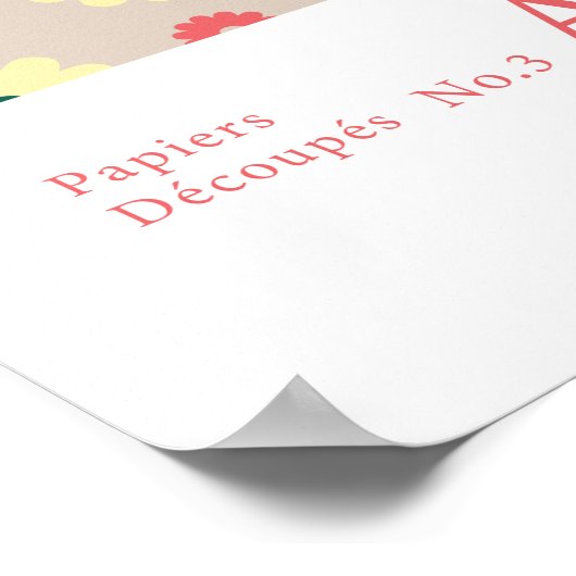 Retro Blume Markt Amsterdam Rote Gelbe Blumen Poster (Ecke)