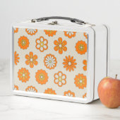 Retro-Blume Metall Brotdose (Beispiel)