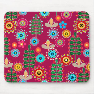Retro, Blume Mousepad