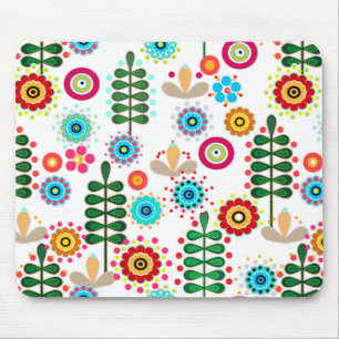 Retro, Blume Mousepad