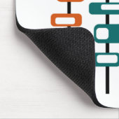 Retro-Blume Mousepad (Ecke)