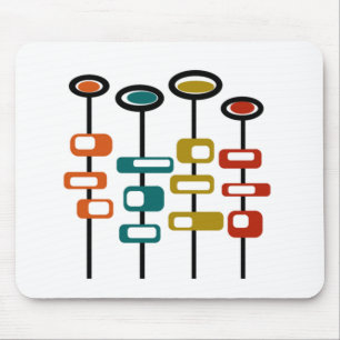 Retro-Blume Mousepad