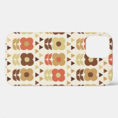 Retro-Blume - nahtloses Muster Case-Mate iPhone Hülle (Rückseite (Horizontal))