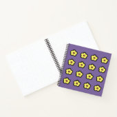 Retro-Blume-Notebook Notizblock (Innenseite)