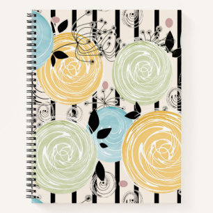 Retro, Blume Notizblock