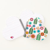 Retro, Blume Notizblock (Innenseite)