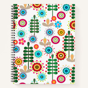 Retro, Blume Notizblock