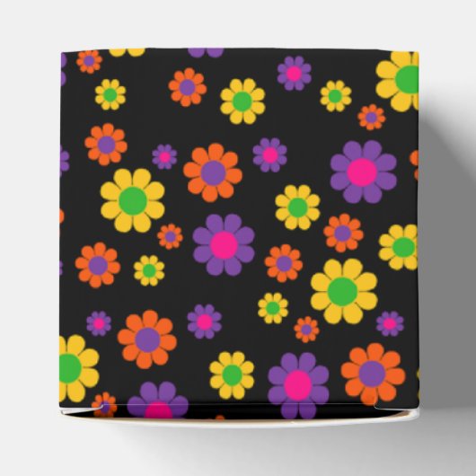 Retro-Blume-Power Geschenkschachtel (Oben)