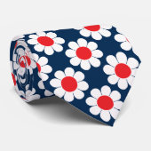 Retro-Blume-Power Krawatte (Gerollt)