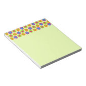 Retro-Blume-Power Notizblock (angewinkelt)