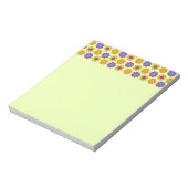 Retro-Blume-Power Notizblock (Rotiert)