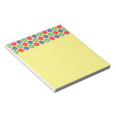 Retro-Blume-Power Notizblock (angewinkelt)