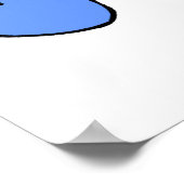 Retro Blume Power Poster (Ecke)