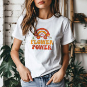 Retro-Blume-Power T-Shirt