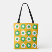 Retro-Blume-Power Tasche (Rückseite)