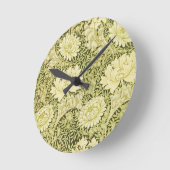 Retro-Blume Runde Wanduhr (Winkel)