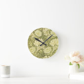 Retro-Blume Runde Wanduhr (Zuhause)