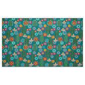 Retro, Blume Stoff (Fat Quarter (45,7 x 55,9 cm))