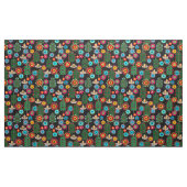 Retro, Blume Stoff (Yard (91,4 cm))