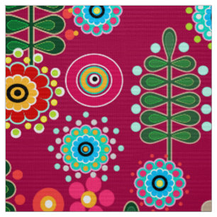 Retro, Blume Stoff