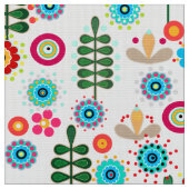 Retro, Blume Stoff (Nahaufnahme)