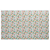 Retro, Blume Stoff (Yard (91,4 cm))