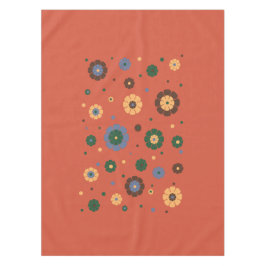 Retro Blume Tablette Tischdecke