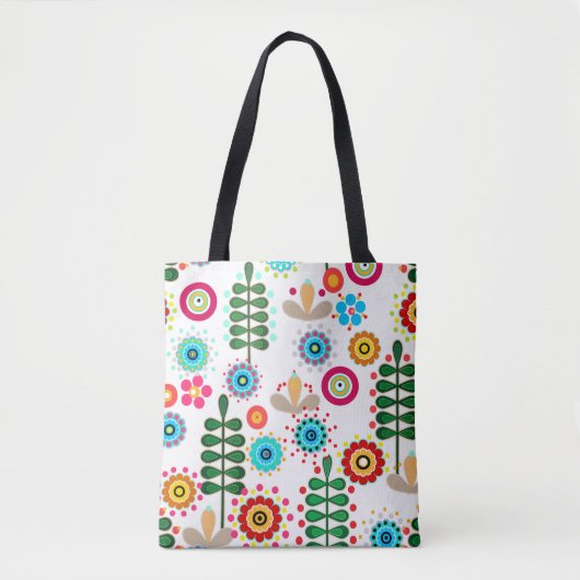 Retro, Blume Tasche (Vorderseite)