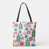 Retro, Blume Tasche (Rückseite)