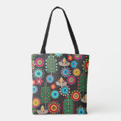 Retro, Blume Tasche (Rückseite)