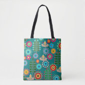 Retro, Blume Tasche (Vorderseite)