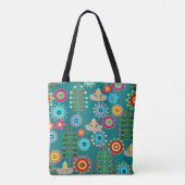 Retro, Blume Tasche (Rückseite)