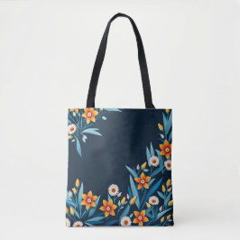 Retro-Blume Tasche