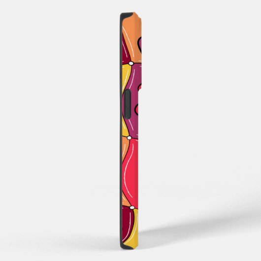 Retro-Blume Telefoncase Case-Mate iPhone Hülle (Rückseite / Rechts)