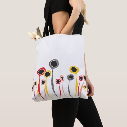 Retro-Blume Totbeutel Tasche (Von Nahem)