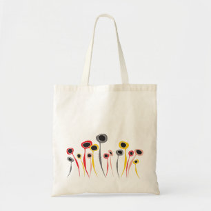 Retro-Blume Totbeutel Tragetasche