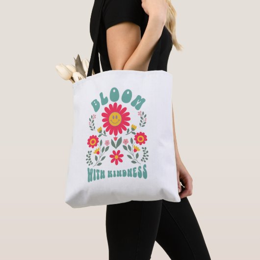 Retro Blume Tote Bag Tasche (Von Nahem)